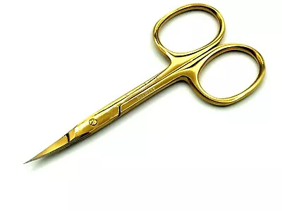 Best Cuticle Nail Curved Scissors Extra Sharp Solingen Professional Nail Clipper • $14.16