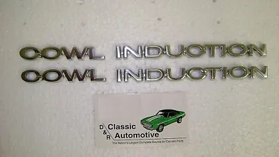 3DAY SALE Cowl Induction Hood Emblems 4pcs Chevelle El Camino Badges 70 71 72 • $28