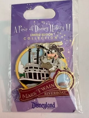 Piece Of Disney History 2 Mark Twain Riverboat  LE Disney Pin (B) • $54.95