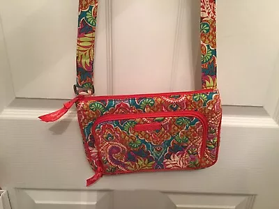 Vera Bradley Carryall Small Crossbody Bag Wallet Attached • $22