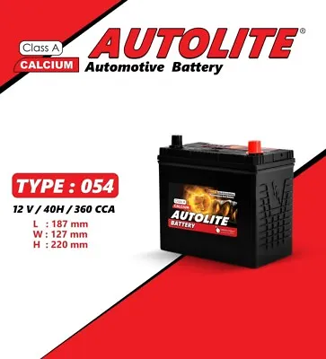 054 Autolite  Car Battery Fits Many Daewoo Honda Chevrolet Hyundai Suzuki Subaru • £40.90
