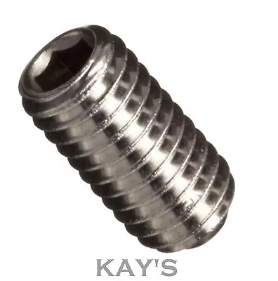 £2.39 • Buy GRUB SCREWS CUP POINT ALLEN KEY SOCKET SET SCREWS A2 STAINLESS STEEL M3/4/5/6mm 