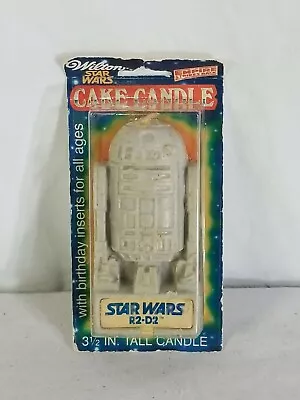R2-D2 CAKE CANDLE Vtg Star Wars 1980 Wilton Birthday Empire Strikes Back NIP (A) • $12.95