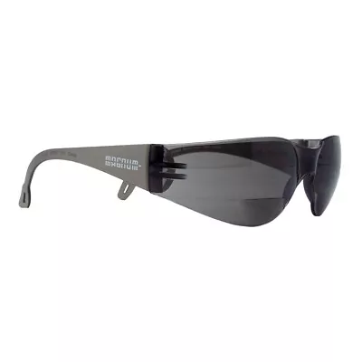 Magnum Bifocal +1.50 Safety Glasses Smoke Lens AS/NZS 1337.1 • $17.95