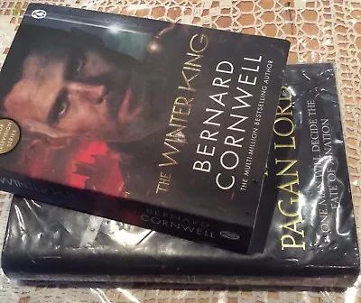 Bernard Cornwell 2 X Books Pagan Lord (hb) & Winter King (pb)good Condition • £3.50