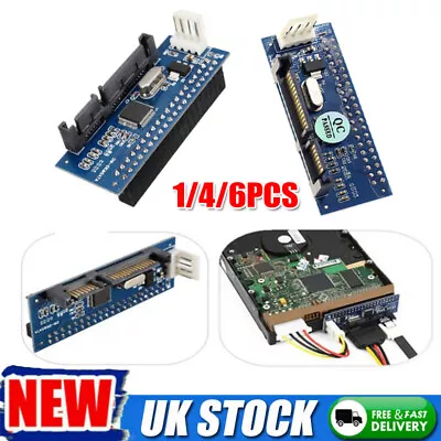 £20.49 • Buy HDD Adapter 3.5 IDE To SATA Hard Disk Converter 40 Pin Hard Drive Connector New