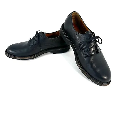 Mephisto Goodyear Welt Oxford Casual Air-Relax Shoes Black Leather Mens 8 • $49.99