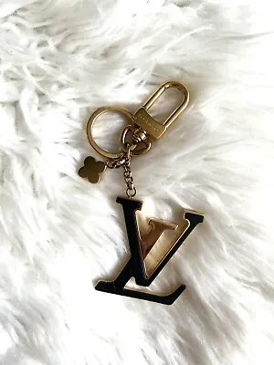 $118 • Buy Louis Vuitton LV Portocle Capucines Black Gold Key Ring Bag Charm 🌻Authentic🌻