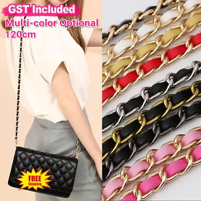 120cm Metal Handbag Shoulder Strap Bag Purse Snake Chain Replacement Crossbody • $8.28