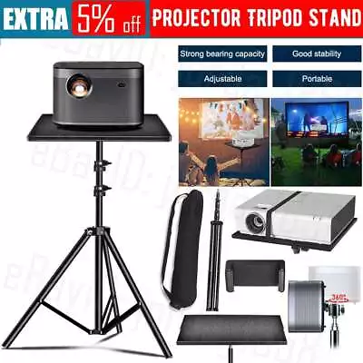 Projector Tripod Stand Foldable Laptop Tripod Bracket With Tripod Tray DJ Rack • $27.99