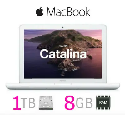 Apple Macbook 13  Laptop With Upgraded 8GB Ram 1TB HD MAC OS • $112.07