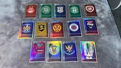 Topps Match Attax Spfl 23/24 Premiership Badges & Trophy Cards 14 Cards • £4