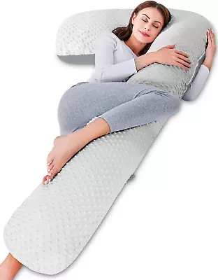 Body Pregnancy Pillow L-Shaped Pregnancy Pillow For Side Sleepers With Minky D • $66.49