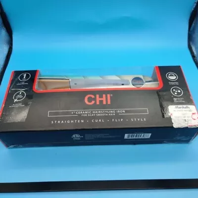 OPEN BOX CHI 1  Ceramic Hairstyling Iron Silky Smooth Hair CA1135 V2 • $42.49