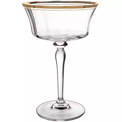 Mikasa Jamestown Clear  Champagne Sherbet Glass 359676 • $79.95