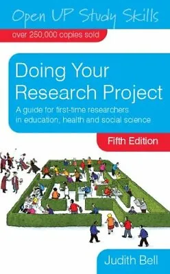 £4.44 • Buy Doing Your Research Project Paperback Judith Bell