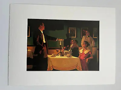 Jack Vettriano MOUNTED Print -  The Test Of True Love  16  X 12  *Rare* • £17.50