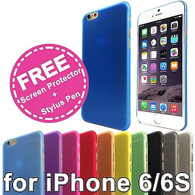 Ultra Slim Strong Thin Matte Transparent Case Cover For Apple IPhone 6 6S • $6.99