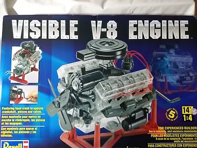 $94.95 • Buy Revell 1:4 Visible V-8 Engine Plastic Model 85-8883 - Open Box