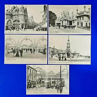 Set Of 5 Vintage Repro Sussex Postcards Of C1905 Brighton By Mayfair Cards • £6.26