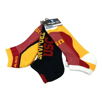 NCA TEAM FLASH 3PK Size  Large USC TEAM Ankle Socks • $19.97