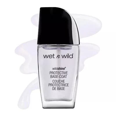 Wet N Wild Nail Polish Wild Shine Protective Base Coat Nail Color • $3.99