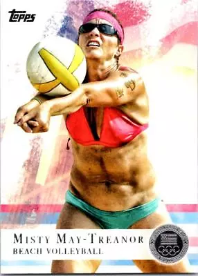 Misty May Treanor Trading Card Volleyball 2012 Topps US Olympic Silver Medal #40 • $4