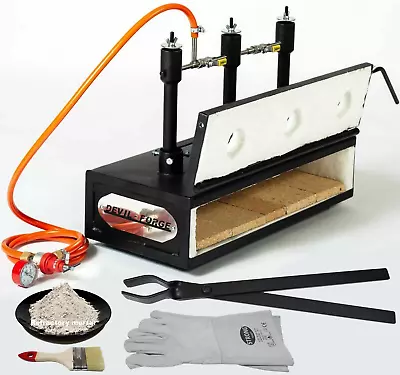 £273.43 • Buy DFHS3+1D/3.6  GAS PROPANE FORGE Furnace Burner Blacksmith Horseshoe Makers UK