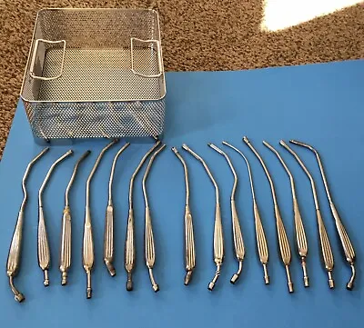 Set Of General Surgery Suction Tubes Codman Symmetry Pilling Etc. With Tray • $99.95