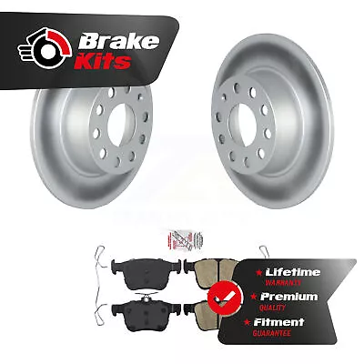 Rear Coated Disc Brake Rotor Ceramic Pad Kit For 2019-2020 Volkswagen Jetta 1.4L • $97.86