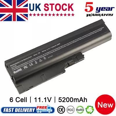 Battery For IBM Lenovo Thinkpad T60 T61 R60 R61 R500 T500 W500 R61e R61i T60p • £14.89