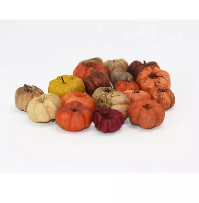 Dollhouse Miniature Autumn Pumpkin Pods For Seasonal Decoration • $8.99