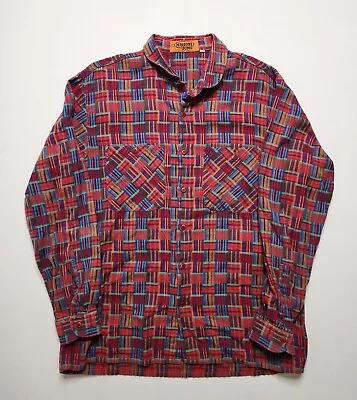 Missoni  Uomo Multicolor Button Up Vintage Orange Tag Size L Long Sleeve  • $160