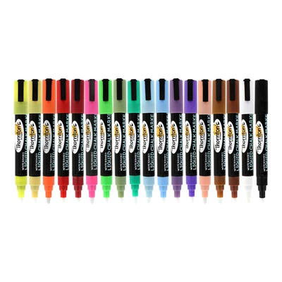 $14.99 • Buy 18 Thornton's Liquid Chalk Markers For Blackboards, Glass, Chalkboards, Assorted