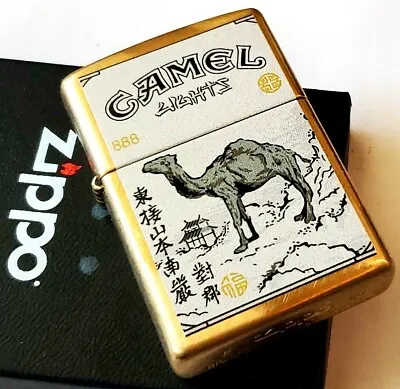 Zippo Camel Lights Aisa Gold  CZ 1034 LIMITED EDITION ONLY 50 MADE !. • £153.31