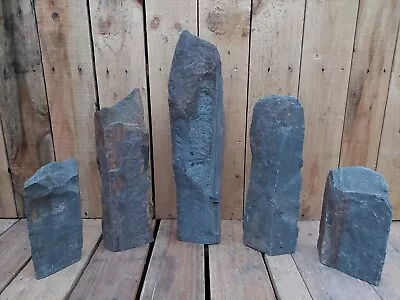 Welsh Garden Slate Mini Monolith Set Of 5 - Size 49cm To 22cm OTHER SETS 4 SALE  • £60