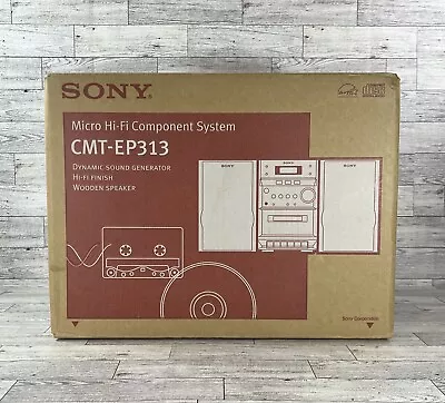 Sony Micro Hi-Fi Component System Model CMT-EP313 AM/FM CD Cassette New In Box • $315.99