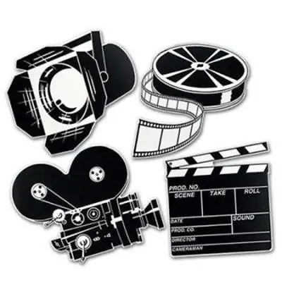 Movie Set Cutouts Movie Red Carpet Awards VIP Party Decorations • £5.31