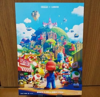 Nintendo SUPER MARIO BROS THE MOVIE POSTER 2023 Flyer Theater Limited • $11.80