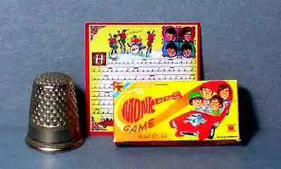 Dollhouse Miniature 1:12  The Monkees Game  1960s Dollhouse Rock Music Teen Game • $6.99