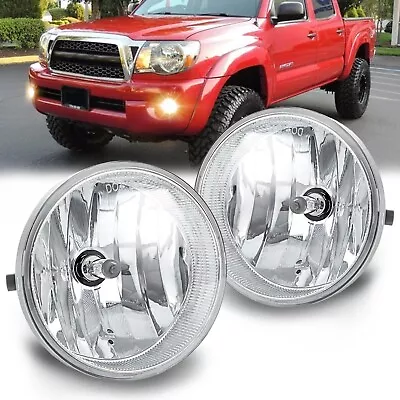 Pair Bumper Fog Lights For 2005-2011 Tacoma 2007-2012 Tundra With Switch Harness • $30.59