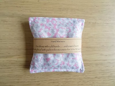 Pink / Lilac Hand Warmers Pocket Warmers Microwaveable Birthday Christmas Gift • £7.25