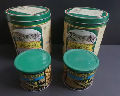 Vintage John Deere Harvester Works  And Select Peanuts Collector Tin Lot • $7.99
