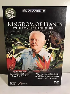 KINGDOM OF PLANTS With David Attenborough SKY HD 3 DVD Box Set • £6