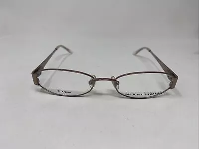 Marchon Titanium Eyeglasses Frame M632t 53/17/135 Flex Hinge Pink Eyeglass -t20 • $68.25