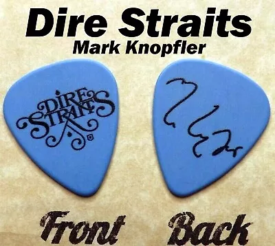 DIRE STRAITS Band MARK Knopfler Novelty Signature Guitar Pick - (W-F4) • $2.97