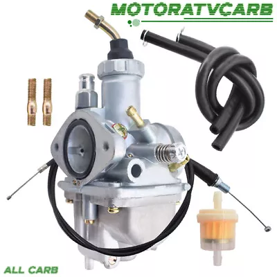 ALL-CARB Carb & Throttle Cable For Yamaha Moto 4 YFM200 1985 / YFM225 1986-1987 • $30.25