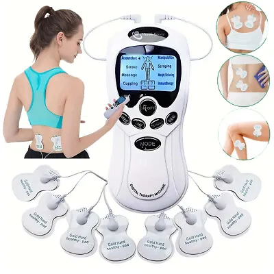 Electrical Massager Tens Machine Back Waist Pain Relief Pulse Muscle Stimulator • $14.89
