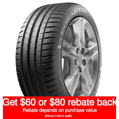 MICHELIN Pilot Sport 4 255/35ZR19XL 96(Y) (Quantity Of 2) • $579.54