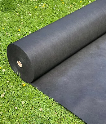 2m Wide Weed Control Fabric Ground Cover Membrane Garden Landscape + Fixing Pegs • £7.89